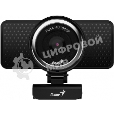 Веб-камера Genius eCam 8000 1920x1080, 30 кадр/с, USB Type-A, микрофон (шумоподавление), универсальное крепление