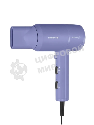 Фен Polaris PHD-1110 голубой, 1600 Вт, ионизация