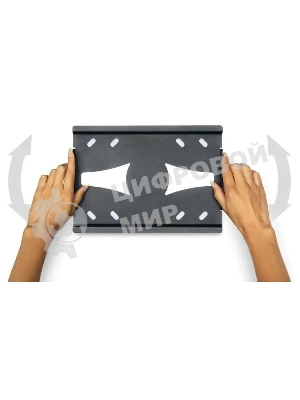 Кронштейн для телевизора Holder LCDS-5010 черный металлик, настенный, наклон