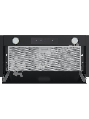 Вытяжка встраиваемая Maunfeld Fantasy Light 60 черная, 59.7 см, 800 куб. м/ч, 52 дБ