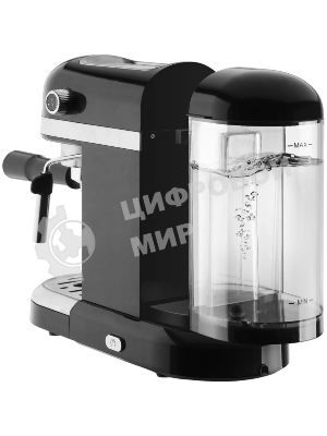 Кофеварка рожковая Ufesa PALERMO BLACK черный, исп. кофе - молотый, 1.5 л, 1350 Вт, 20 бар