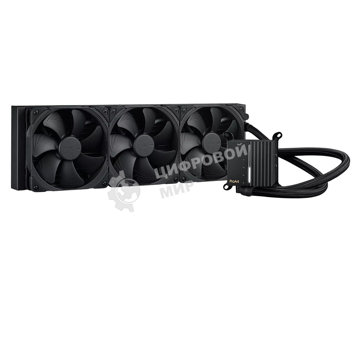 Система жидкостного охлаждения ASUS PROART LC 420 90RC00N0-M0UAY0 черный 120мм алюминий+медь 2000rpm 31.5db 4-pin