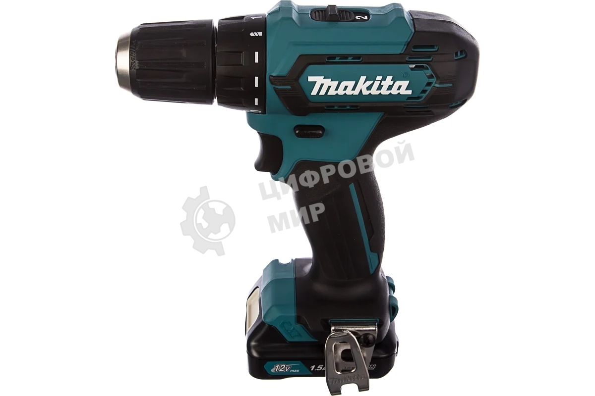 Дрель-шуруповерт аккумуляторная Makita DF333DWYE Аккумуляторная, Кейс
