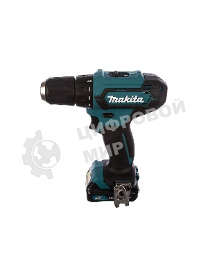 Дрель-шуруповерт Makita DF333DWYE, 12 В, 1.5 Ач, 30 Нм, щеточный