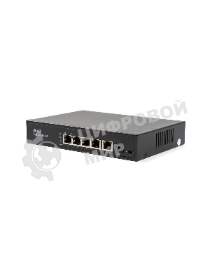 Коммутатор SKAT PoE-4E-1G-1S PoE Plus 60Вт порты: 4-Ethernet 1-Uplink 1-SFP