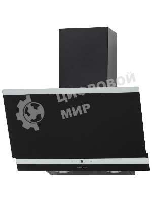 Вытяжка наклонная Krona Irma A 600 черный/серебристый, 60 см, 1300 куб. м/ч, 65 дБ