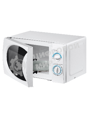Микроволновая печь BBK 20MWS-710M/W белый, 20 л, 700 Вт, переключатели - поворотный механизм