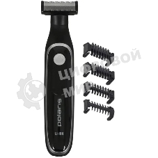 Машинка для стрижки Polaris PHC 0202R черный/серебристый