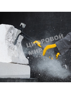 Молоток каменщика Denzel 680 г, цельнокованый, двухкомпонентная обрезиненная рукоятка