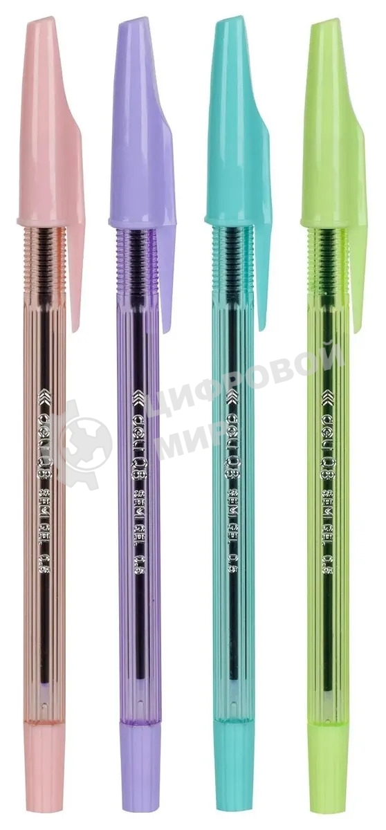 Набор ручек шариковых Deli Think EQ8C-BK, черные чернила (12шт), линия 0.5мм