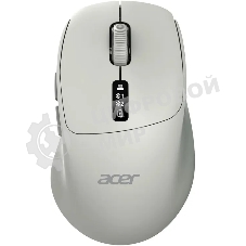Мышь Acer OMR503 светло-серый оптическая 3200dpi silent беспров. BT/Radio USB 4but (ZL.MCE11.01C)