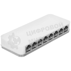 Коммутатор D-Link DES-1008C, 8×100 Мбит/с, неуправляемый