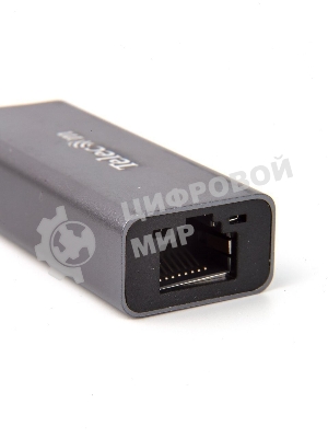 Кабель-переходник USB 3.1 Type-C -->RJ-45 1000Mbps Ethernet, Aluminum Shell, 0.15м Telecom TU320M