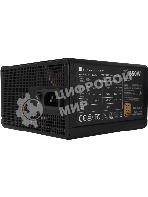 Блок питания Thermalright TR-TB650S 650W 80 PLUS Bronze, (ATX, 3, Non-modular, 1x24(20+4)pin 550мм, 1xCPU*2 8(4+4)pin 600+150мм, 1xPCIe*2 8(6+2)pin 500+150мм, 1xSATA*3+MOLEX4pin*1 400+150+150+150мм, 1xSATA*2+MOLEX4pin*2 400+150+150+150мм, Active, 120x120мм, 150x140x86мм, APFC, )