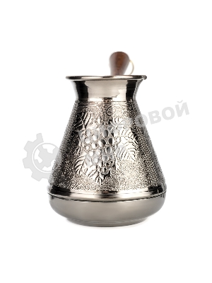 Турка медная Lara LR15-01 300 мл Виноград деревянная, лакированная ручка с латунным кольцом