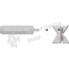 Шильд-символ Moleskine Zodiac Стрелец, металл, серебристый, коробка с европодвесом, PINSAGITTARIUSSILV