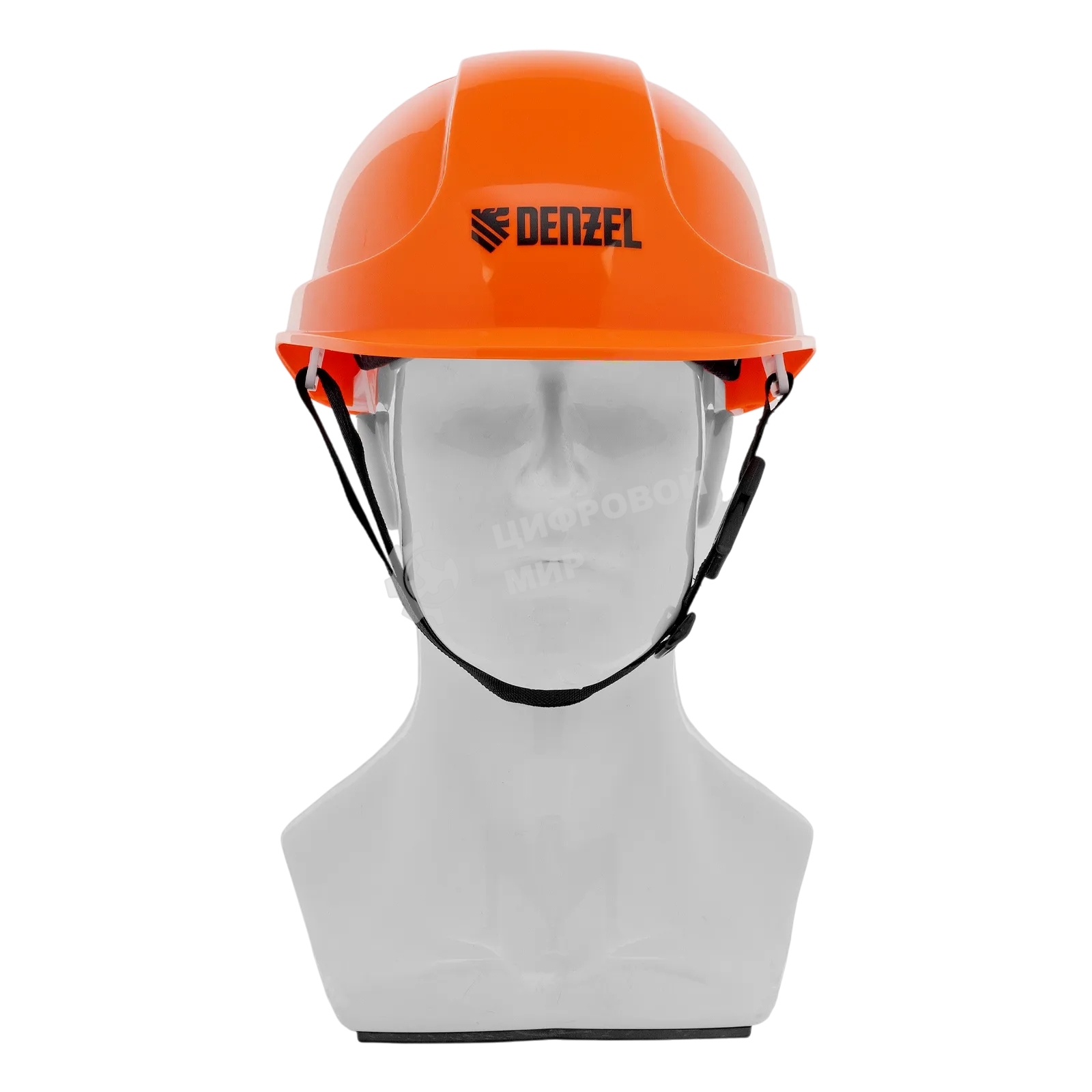 Каска защитная ударопрочная Denzel ABS/PC, плавная регулировка, модель 