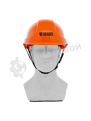 Каска защитная ударопрочная Denzel ABS/PC, плавная регулировка, модель 