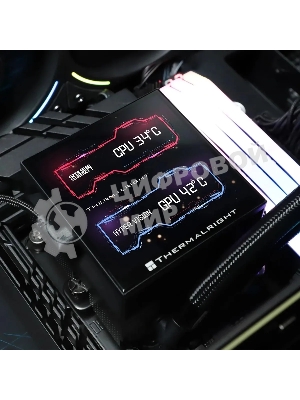 Жидкостная система охлаждения Thermalright Hyper Vision 360 Argb черный/ Display/ all Intel/AMD