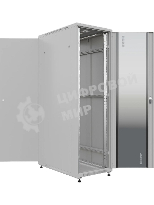 Шкаф серверный NTSS Премиум (NTSS-R22U60100GS) напольный 22U 600x1000мм пер.дв.стекл металл 900кг серый IP20 сталь
