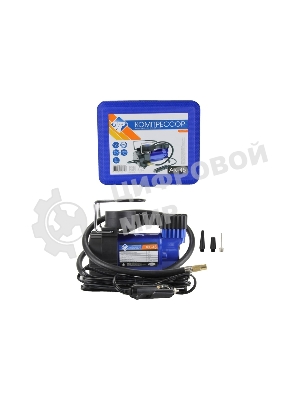 Автомобильный компрессор NOVA BRIGHT АК-45 металлический корпус, пластиковый кейс 36449