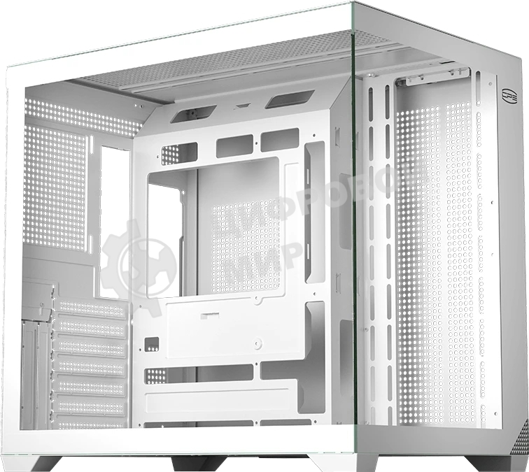 Корпус без блока питания PCCooler C3T700 WH, Midi-Tower, TG, no fans, 1xUSB-A 3.0 + 1xUSB-A 2.0 + 1xUSB-C, ATX, mATX, mITX белый