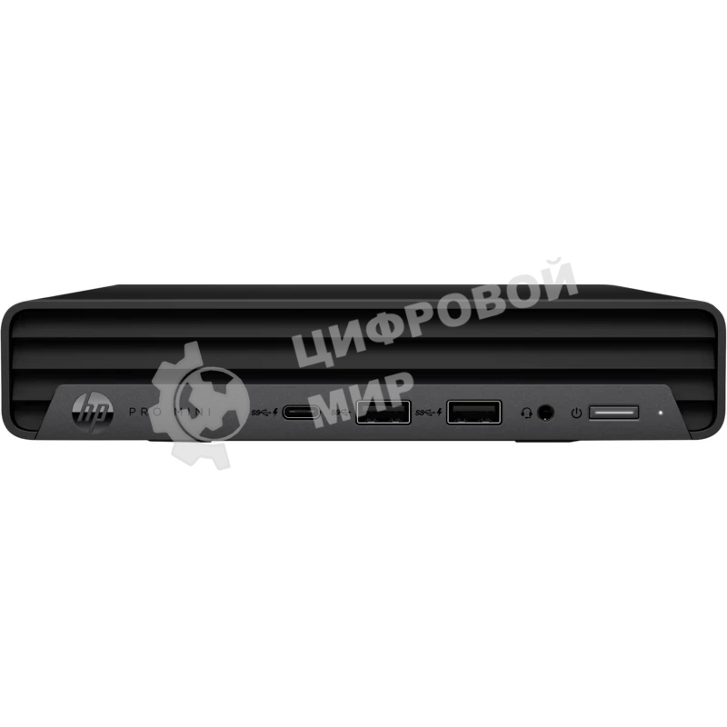 Компьютер HP Pro 400 Mini G9 Core i3-14100T,8GB,512GB,eng usb kbd,mouse,WiFi,BT,DOS,1Wty