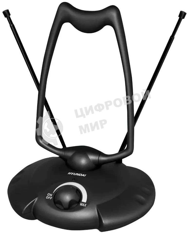 Антенна телевизионная Hyundai H-TAI200 15дБ активная черный
