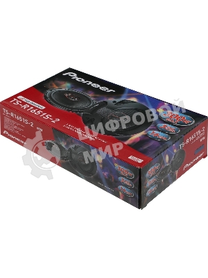 Колонки автомобильные Pioneer TS-R1651S-2 (без решетки) 300Вт 90дБ 4Ом 14.24см (6дюйм) (ком.:2кол.) коаксиальные трехполосные