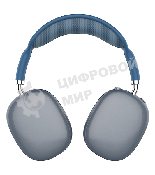 Гарнитура Bluetooth QUMO Emotion (ВТ 0092) MicroSD AUX накладная Bluetooth 5.3 360 мА 10ч cиняя