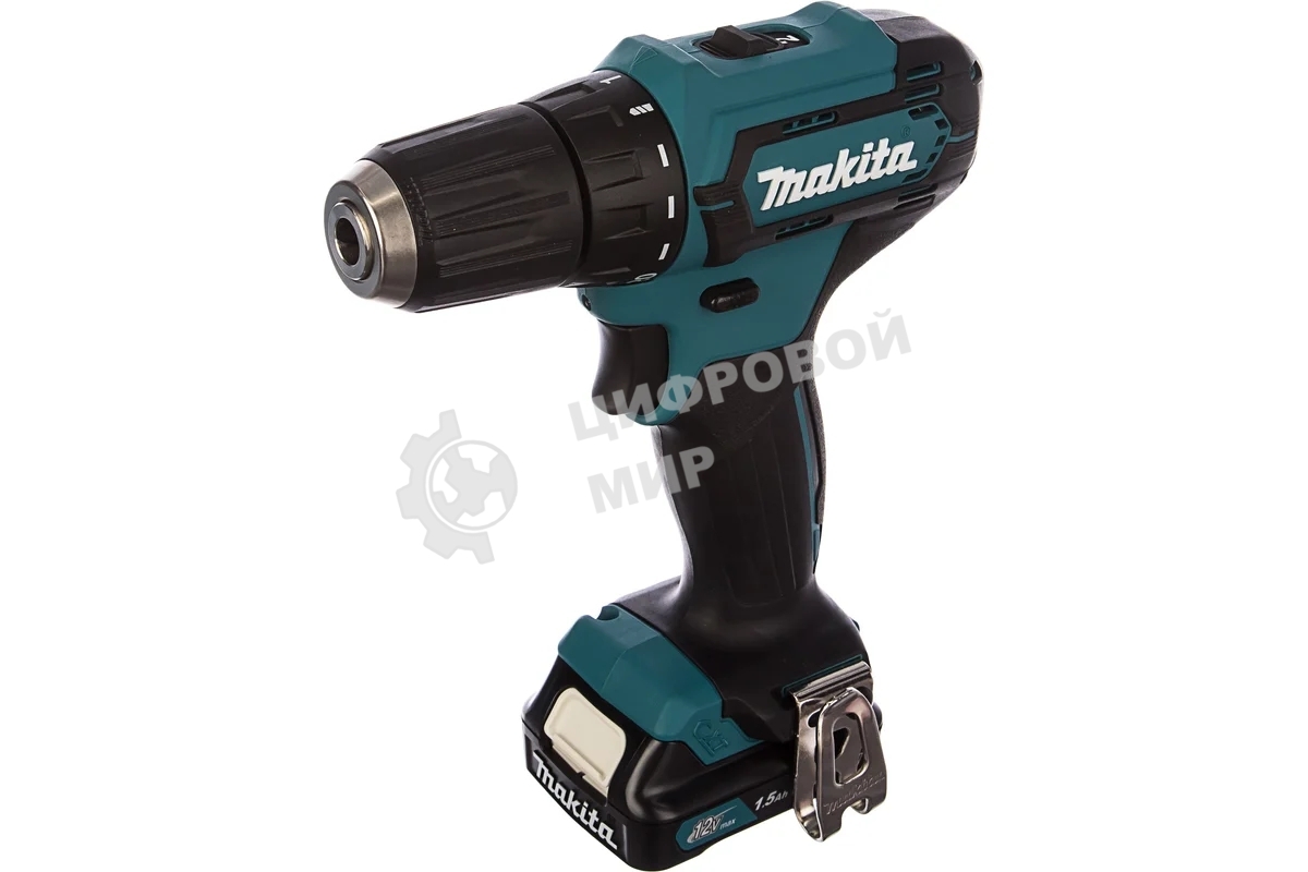 Дрель-шуруповерт аккумуляторная Makita DF333DWYE Аккумуляторная, Кейс