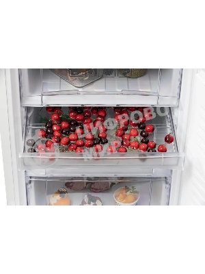 Холодильник Nordfrost NRB 154 W белый матовый двухкамерный 238/115 л морозилка снизу, капельная система