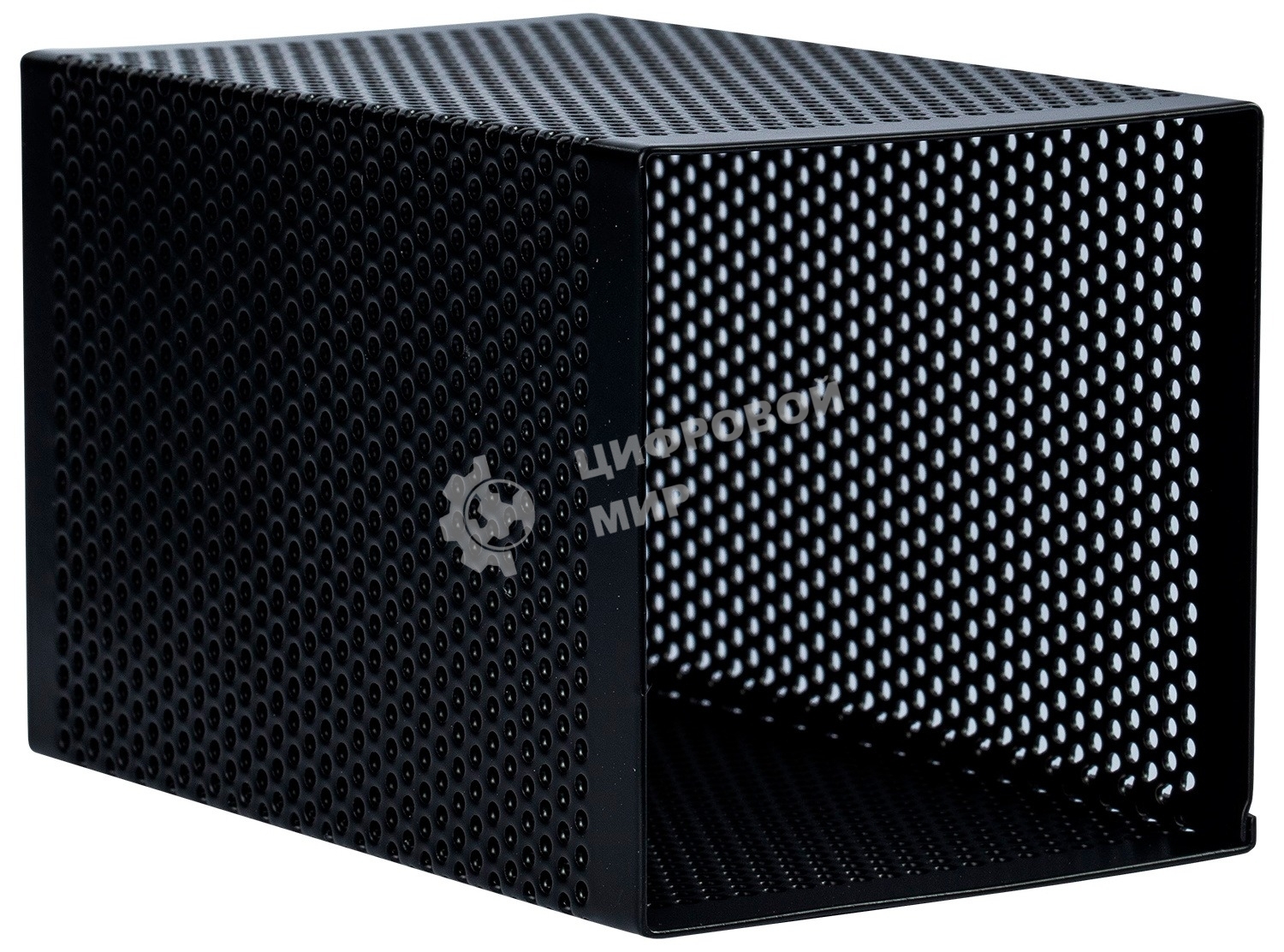 Подставка Deli E908 для письменных принадлежностей, черный, металл, сетка