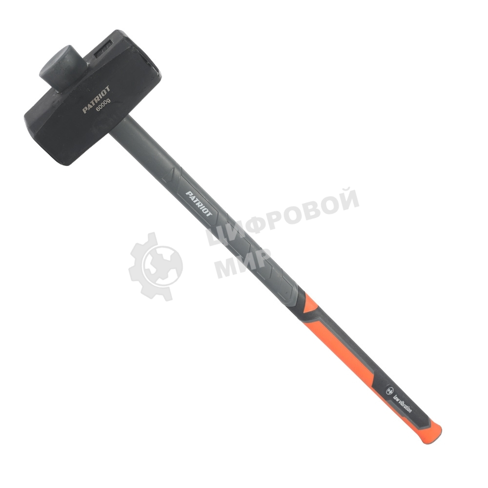 Кувалда Patriot SHF-6,0 с фиберглассовой рукояткой, 6,0кг