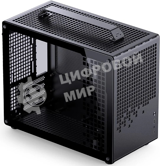Компьютерный корпус без блока питания JONSBO Jonsplus Z20 Black MATX без БП, боковая панель из закаленного стекла, mini-ITX, micro-ATX, черный