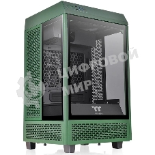 Компьютерный корпус Thermaltake The Tower 100 Racing Green без БП miniITX 1x120мм 3x140мм 2xUSB 3.0 audio bott PSU
