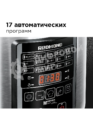 Мультиварка Redmond RMC-M36 сталь/черный