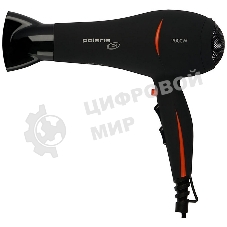Фен Polaris PHD2038Ti черный/красный, 2000 Вт, ионизация