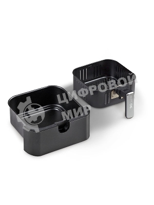 Аэрогриль BQ GR2001 черный, 1500 Вт, 4 л, сенсор, 8 программ