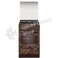 Плита комбинированная Gefest ПГЭ 5302-03 0054 коричневый, конфорок 4 шт, духовка 55 л, 50 см x 85 см x 58.5 см