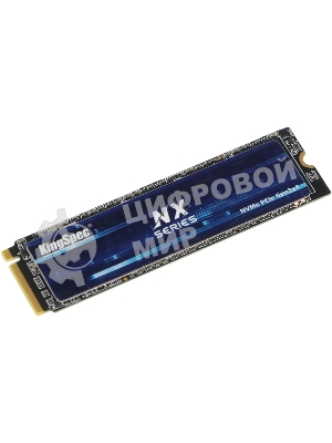 Накопитель SSD KingSpec NX-512, 512Gb, PCIe 3.0 x4, M.2 2280, NVMe, R/W 3400/3100