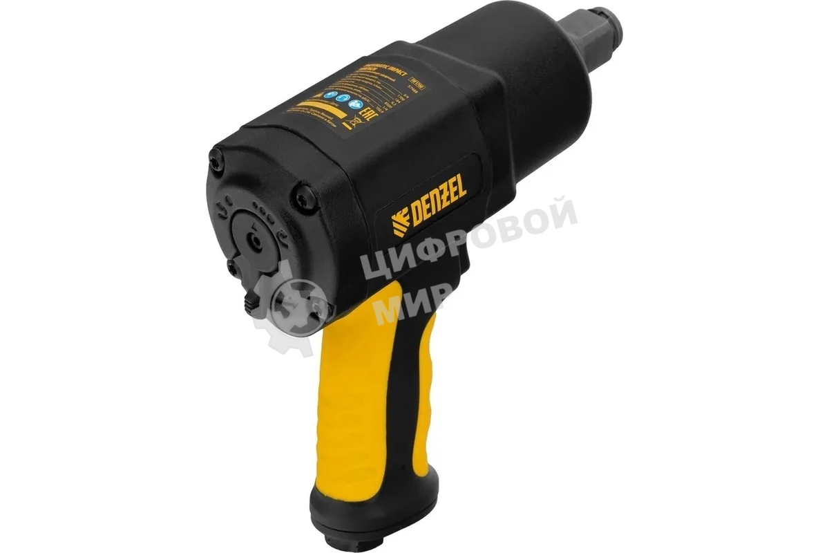 Ударный пневмогайковерт Denzel IW1700, 3/4