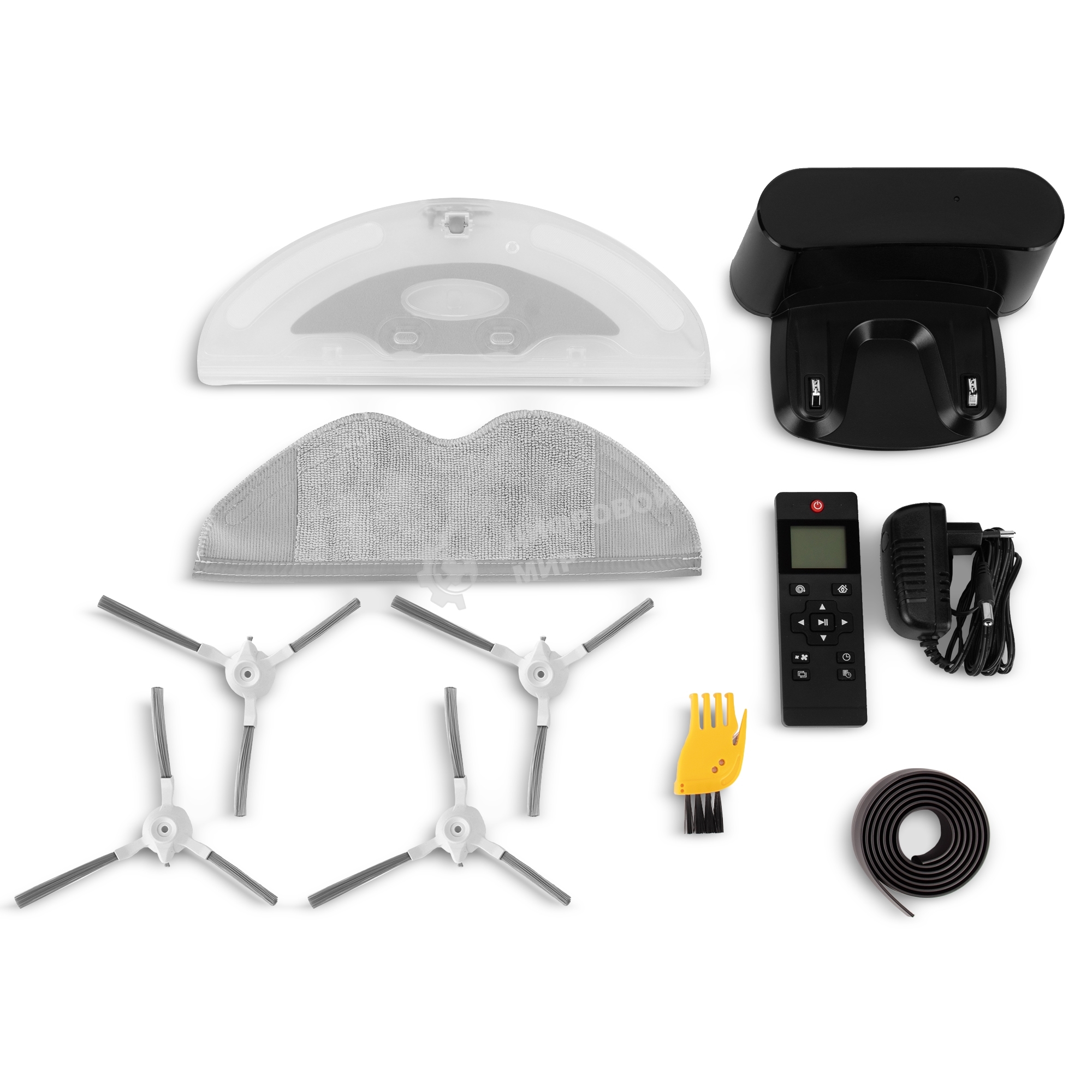 Робот-пылесос Vitek VT-1807 белый, 2200 мАч Li-Ion, уборка сухая/влажная, пылесборник контейнер 0.45 л