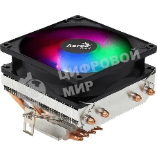 Кулер для процессора AeroCool/Formula Air Frost 4 черный, 90 мм, алюминий/медь, 1800 об/мин, 25.7 дБ, 3 pin, 125 Вт, 78 мм