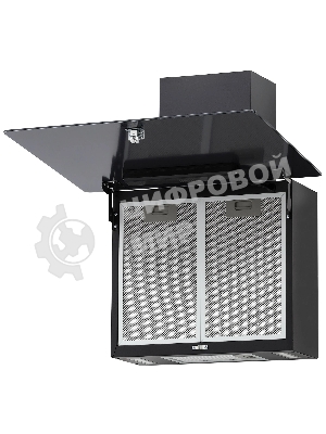 Вытяжка кухонная вертикальная Krona AURA 600 черный S