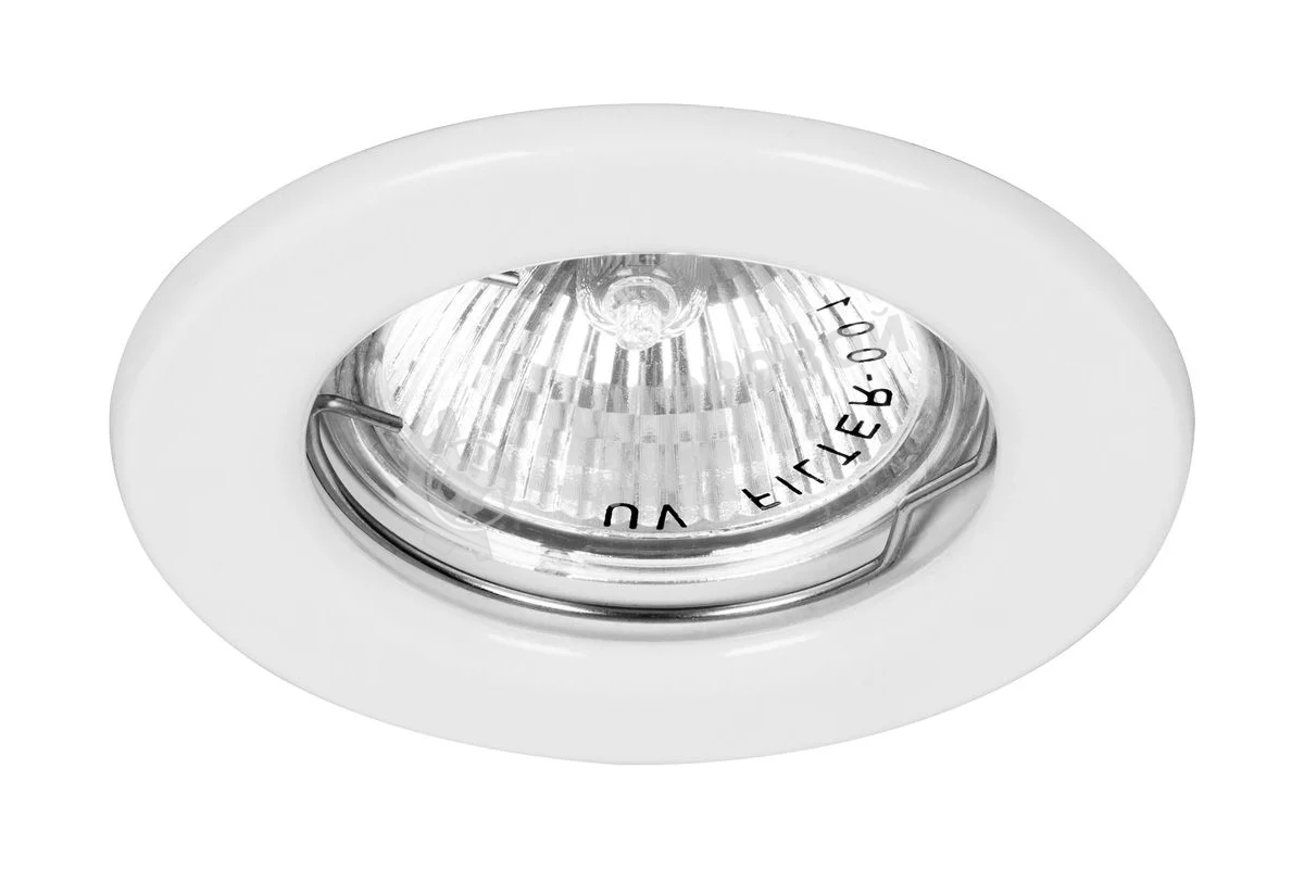 Светильник Feron ИВО-50w 12в G5.3 белый