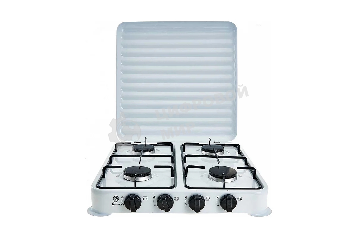 Плитка газовая ВАСИЛИСА ВА-6504 четырехконфорочная,белая