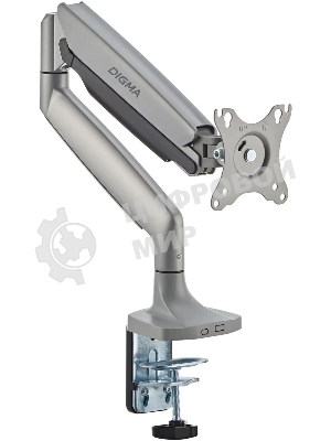Кронштейн для мониторов ЖК Digma D-MM301 серый 17