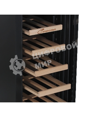 Винный шкаф Libhof CX-19 черный, 60 л, 1 отсек, 19 бут., класс B