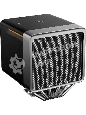 Кулер для процессора CPU Cooler Ocypus Delta A62 EX BK Digital (250W, 4-pin PWM, LED temp., 160mm, Al/Cu, 6x6mm, 2x120mm, 70CFM, 31dBA, 1800RPM, S: 1851/1700/1200/115X, AM5/AM4, black)
